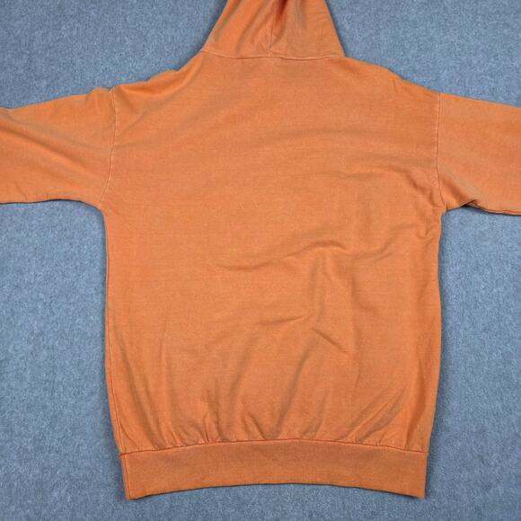 NWT Only NY Mens Large Orange Hoodie Sweatshirt FLAWED - Picture 10 of 15